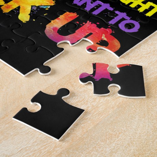 I Throw Like A Girl Legpuzzel (Zijkant)