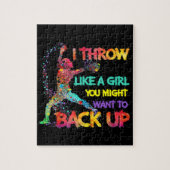 I Throw Like A Girl Legpuzzel (Verticaal)