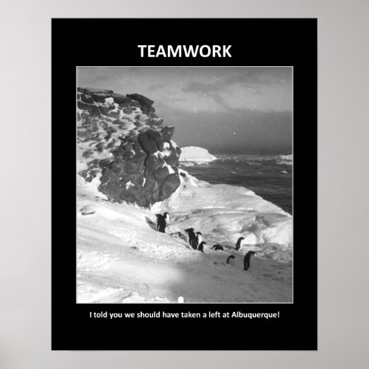 i-told-you-We-should-take-a-left Poster (Voorkant)