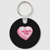 I Tolerate You Candy Heart Funny Valentine's Day  Sleutelhanger (Voorkant)