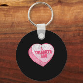 I Tolerate You Candy Heart Funny Valentine's Day  Sleutelhanger (Voorkant)