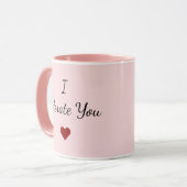 I Tolerate You Mug – Funny Valentine's Day Gift Mok (Voorkant links)