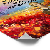 I took the road less traveled, poster (Hoek)