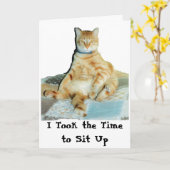 I Took the Time to Sit Up Kaart (Gele Bloem)