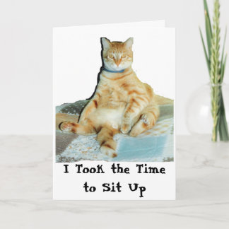 I Took the Time to Sit Up Kaart