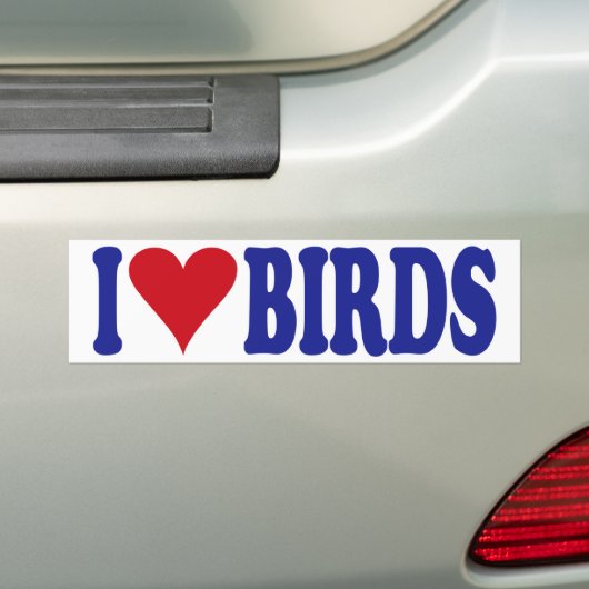 I Tortelduifjes Bumpersticker (Op auto)