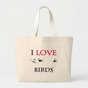 I Tortelduifjes Grote Tote Bag