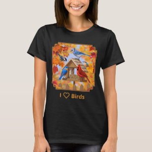 I Tortelduifjes herfst feeder Gathering T-shirt