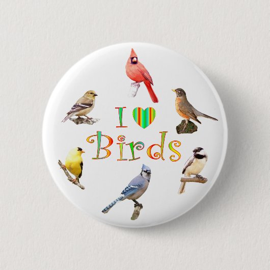 I TORTELDUIFJES RONDE BUTTON 5,7 CM (Voorkant)
