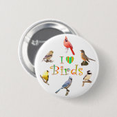 I TORTELDUIFJES RONDE BUTTON 5,7 CM (Voorkant /achterkant)