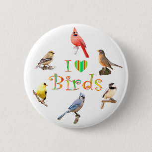 I TORTELDUIFJES RONDE BUTTON 5,7 CM