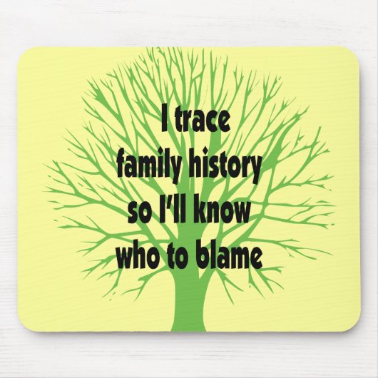 I Trace Family History Muismat (Voorkant)