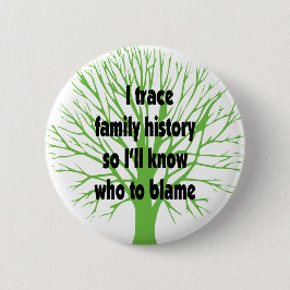 I Trace Family History Ronde Button 5,7 Cm