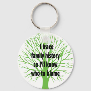 I Trace Family History Sleutelhanger
