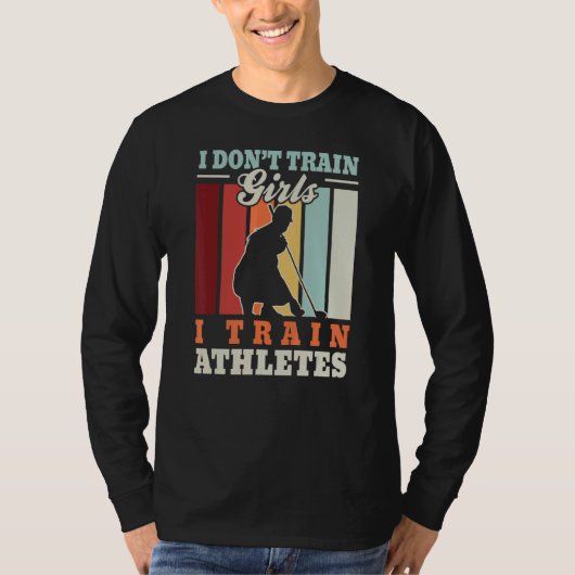 I train athletes u2013  golf trainer golfer golf c t-shirt (Voorkant)