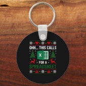 I Trained Zero Days For This Is A Funny Thanksgivi Sleutelhanger (Voorkant)