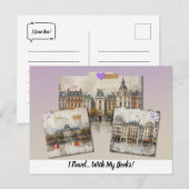 I Travel... With My Books!  Briefkaart (Voorkant / Achterkant)