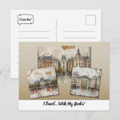 I Travel... With My Books! Briefkaart (Voorkant / Achterkant)