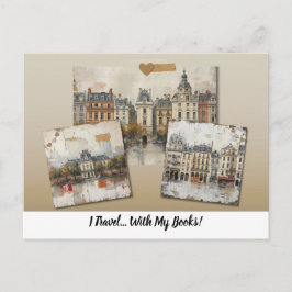 I Travel... With My Books! Briefkaart