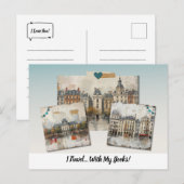 I Travel... With My Books! Briefkaart (Voorkant / Achterkant)