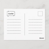 I Travel... With My Books! Briefkaart (Achterkant)