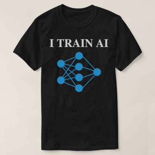 I trein AI T-shirt (Design voorkant)