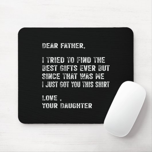 I Tried To Find The Funny Father Fathers Day Mens Muismat (Met muis)