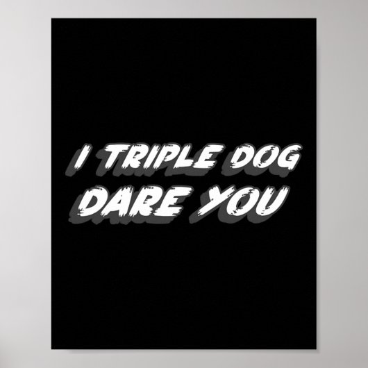 I Triple Dog Dare You (1980) - Film in het Nederla Poster (Voorkant)