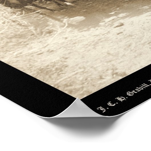 I Troop 8th Cavalry near Fort Meade SD 1889 Poster (Hoek)