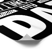 I Try To Be Good But I Take After My Dad Funny Dau Poster (Hoek)