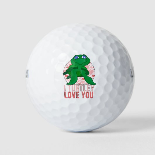 I Turtley Love You Golfballen (Voorkant)