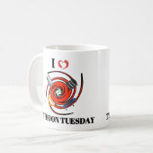 I ♡ Tyfoon Dinsdag Mok (Voorkant links)