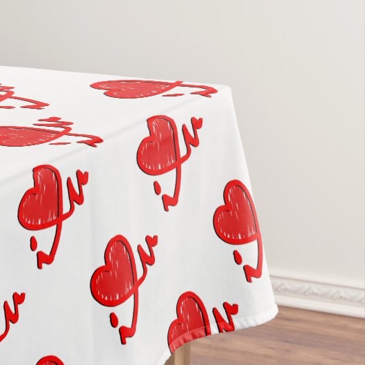 i u (hart u) tafelkleed (Voorbeeld)