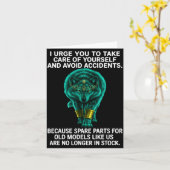 I Urge You To Take Care Of Yourself And Avoid Acci Kaart (Gele Bloem)