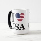 "I ❤️ USA" MAGISCHE MOK (Voorkant links)