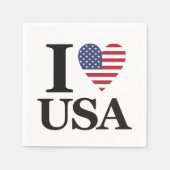 "I ❤️ USA" SERVET (Voorkant)