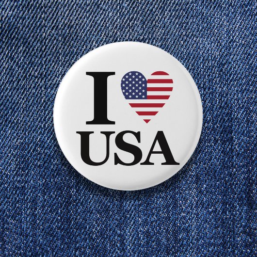 "I ❤️ USA" Statement Button