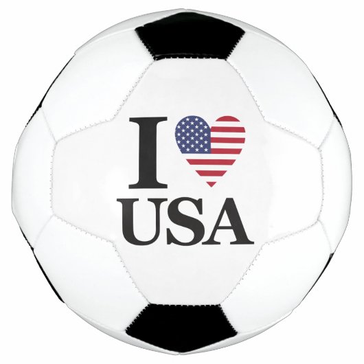 "I ❤️ USA" VOETBAL (Voorkant)