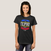 I use my filipino sarcasm because beating Philippi T-shirt (Voorkant volledig)