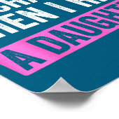 I Used To Be In Charge Then I Had A Daughter Funny Poster (Hoek)