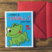 'I Uterly & Toadally' Love Classroom Valentijn Feestdagenkaart