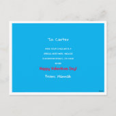 'I Uterly & Toadally' Love Classroom Valentijn Feestdagenkaart (Achterkant)