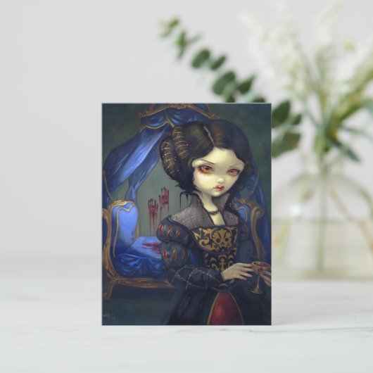 "I Vampiri:  Bellissimo Letto"-Briefkaart Briefkaart (Staand voorkant)