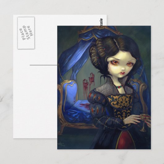 "I Vampiri:  Bellissimo Letto"-Briefkaart Briefkaart (Voorkant / Achterkant)