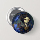 "I Vampiri: Bellissimo Letto"-Button Ronde Button 5,7 Cm (Voorkant /achterkant)