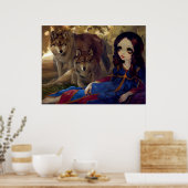 I Vampiri: I Lupi ART PRINT gothic vampire wolf (Keuken)