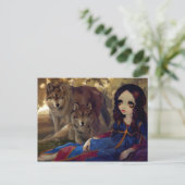 "I Vampiri:  I Lupi" Briefkaart (Staand voorkant)