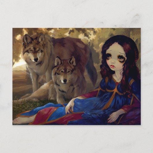 "I Vampiri:  I Lupi" Briefkaart (Voorkant)