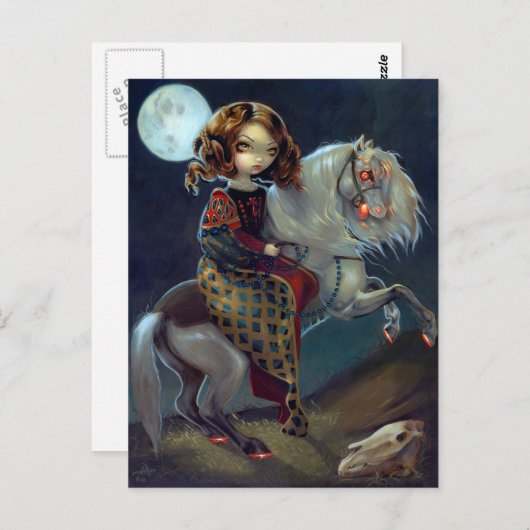 "I Vampiri:  Notte a Cavalla" Briefkaart (Voorkant / Achterkant)