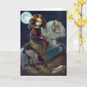 I Vampiri: Notte a Cavalla Wenskaart Kaart (Gele Bloem)